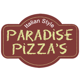 Paradise Pizza's  logo.